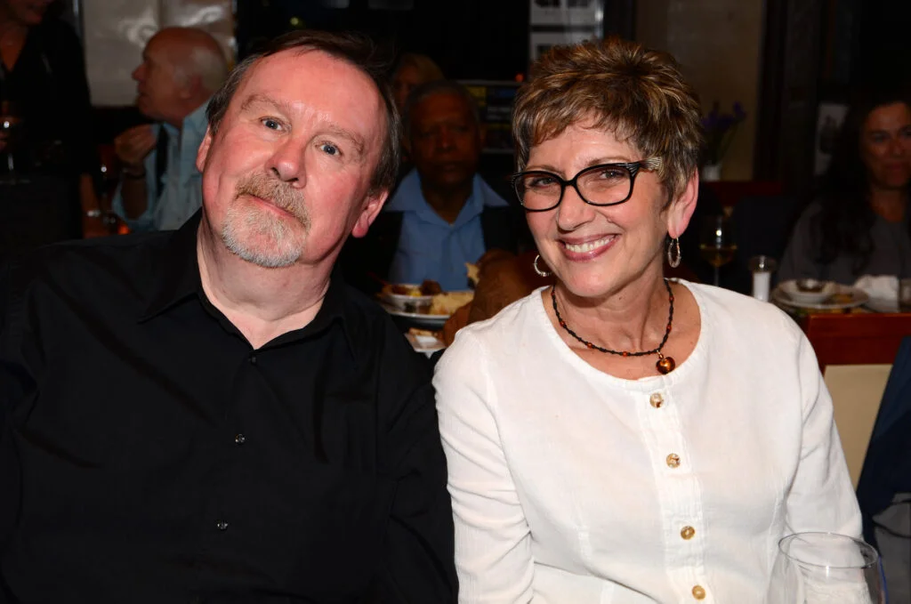 Paul Norton & Sure Malcolm at dinner in 2013