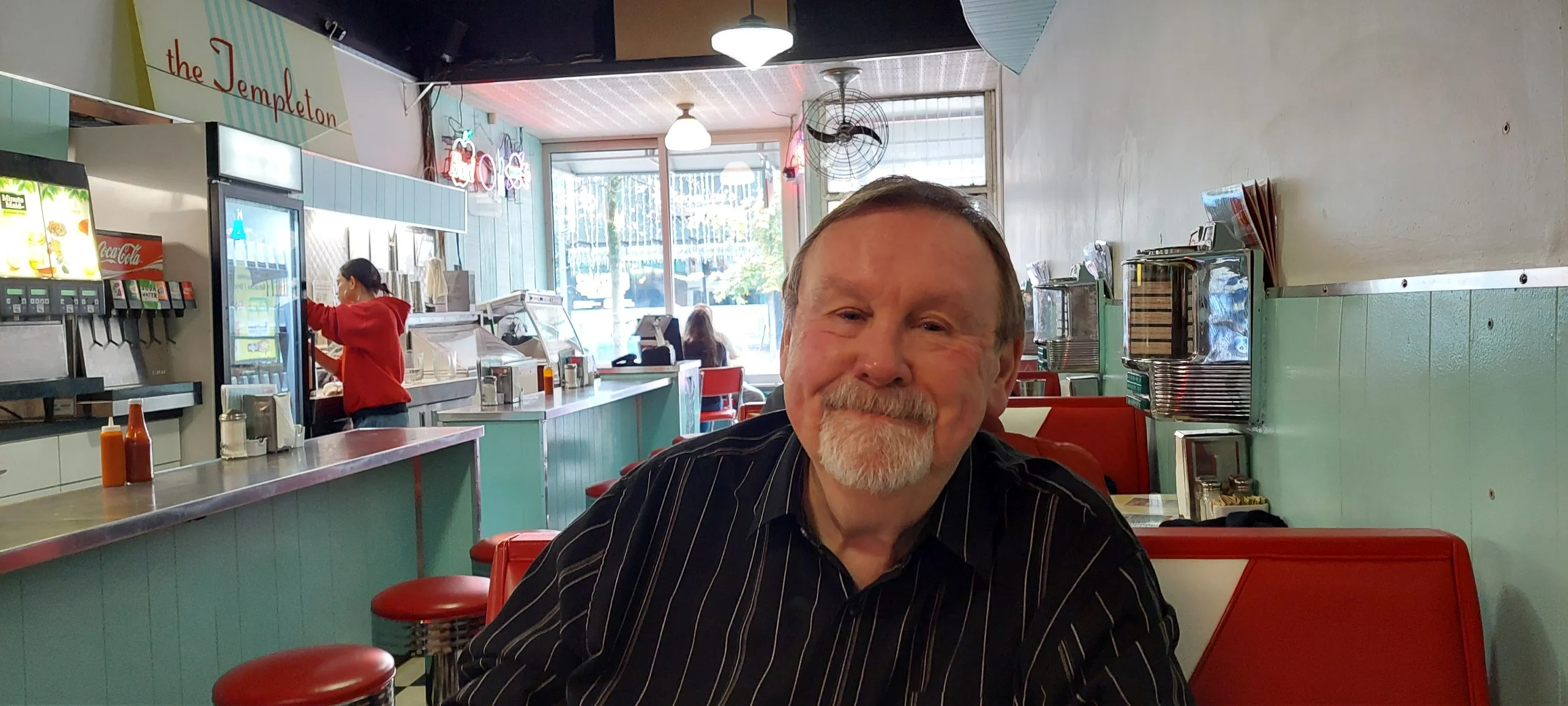 Paul Norton at Diner smiling